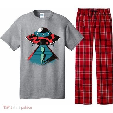 Alien Entering UFO Pajama Set