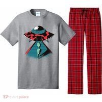 Alien Entering UFO Pajama Set thumb 0