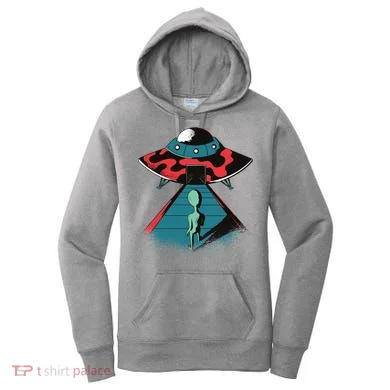 Alien Entering UFO Women's Hoodie