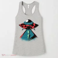 Alien Entering UFO Women's Tank Top thumb 0