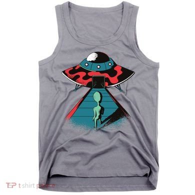 Alien Entering UFO Tank Top