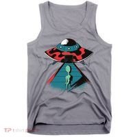 Alien Entering UFO Tank Top thumb 0