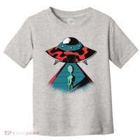 Alien Entering UFO Toddler T-Shirt thumb 0