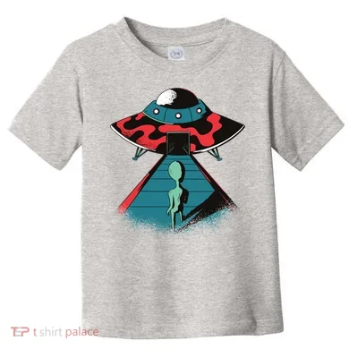 Alien Entering UFO Toddler T-Shirt