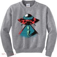 Alien Entering UFO Kids Sweatshirt thumb 0