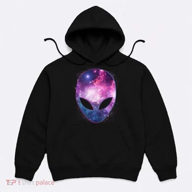 Alien Galaxy Face Hoodie