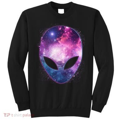 Alien Galaxy Face Sweatshirt