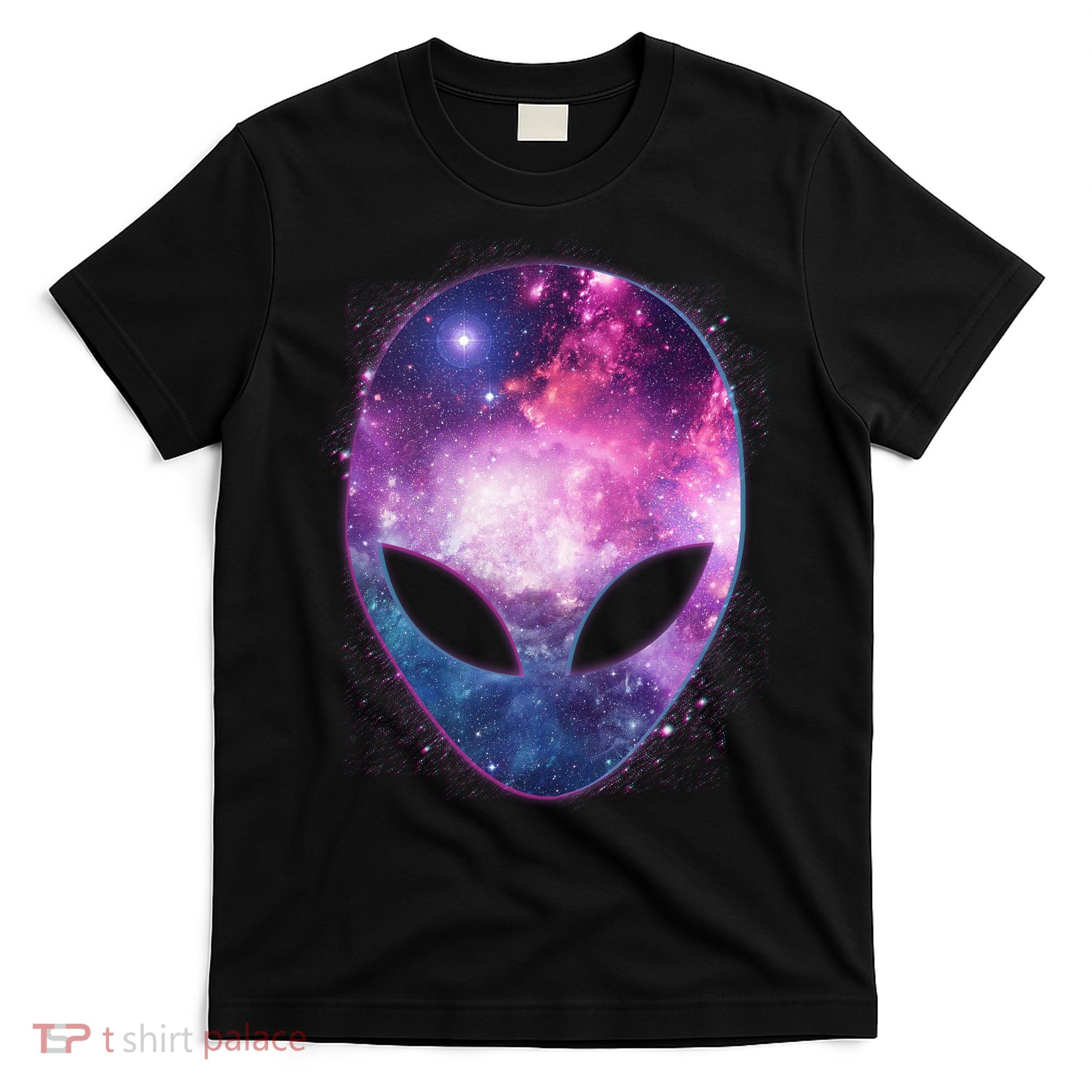 Alien Galaxy Face T-Shirt