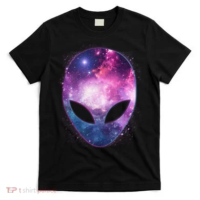 Alien Galaxy Face T-Shirt