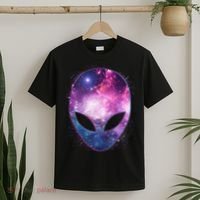 Alien Galaxy Face T-Shirt thumb 2