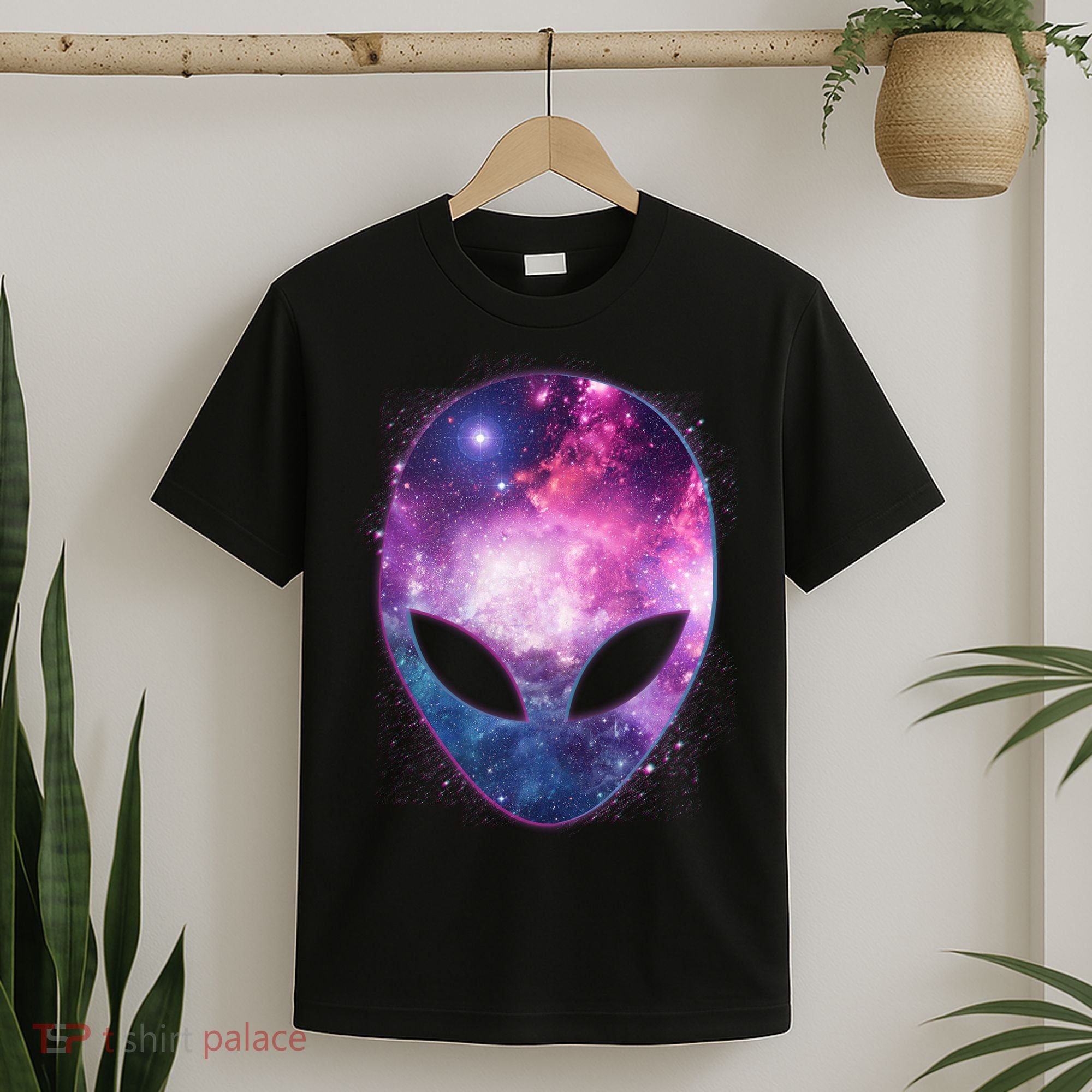 Alien Galaxy Face T-Shirt