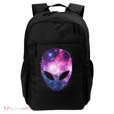 Alien Galaxy Face Backpack