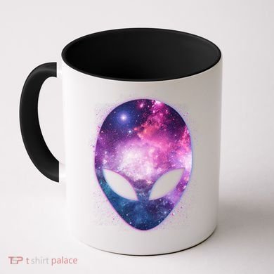 Alien Galaxy Face Coffee Mug