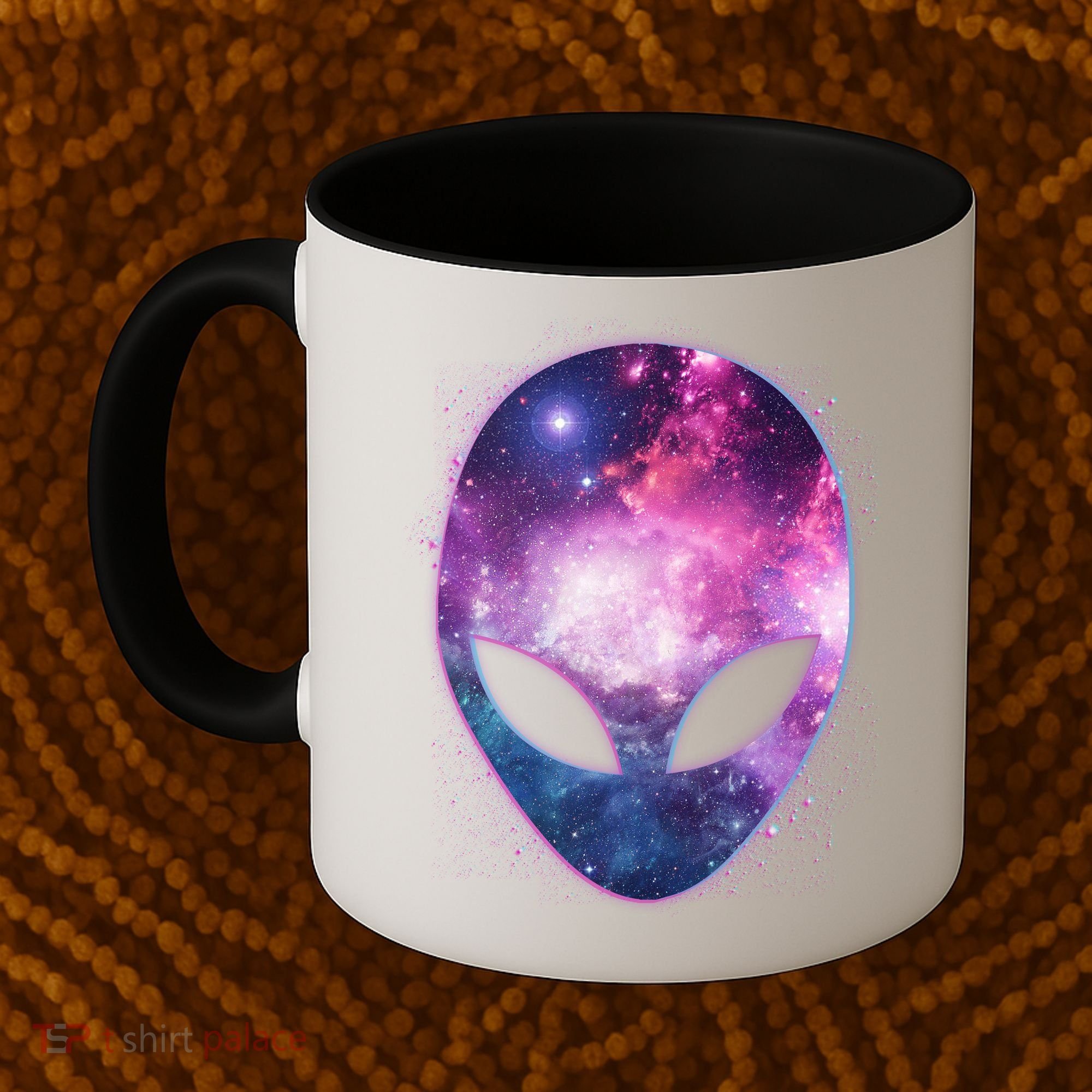 Alien Galaxy Face Coffee Mug