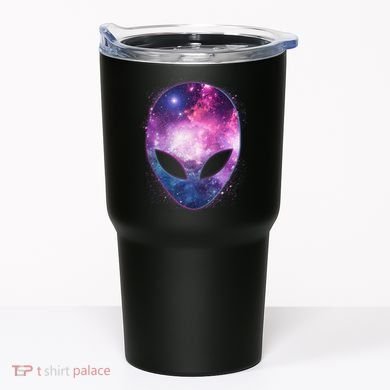 Alien Galaxy Face Tumbler