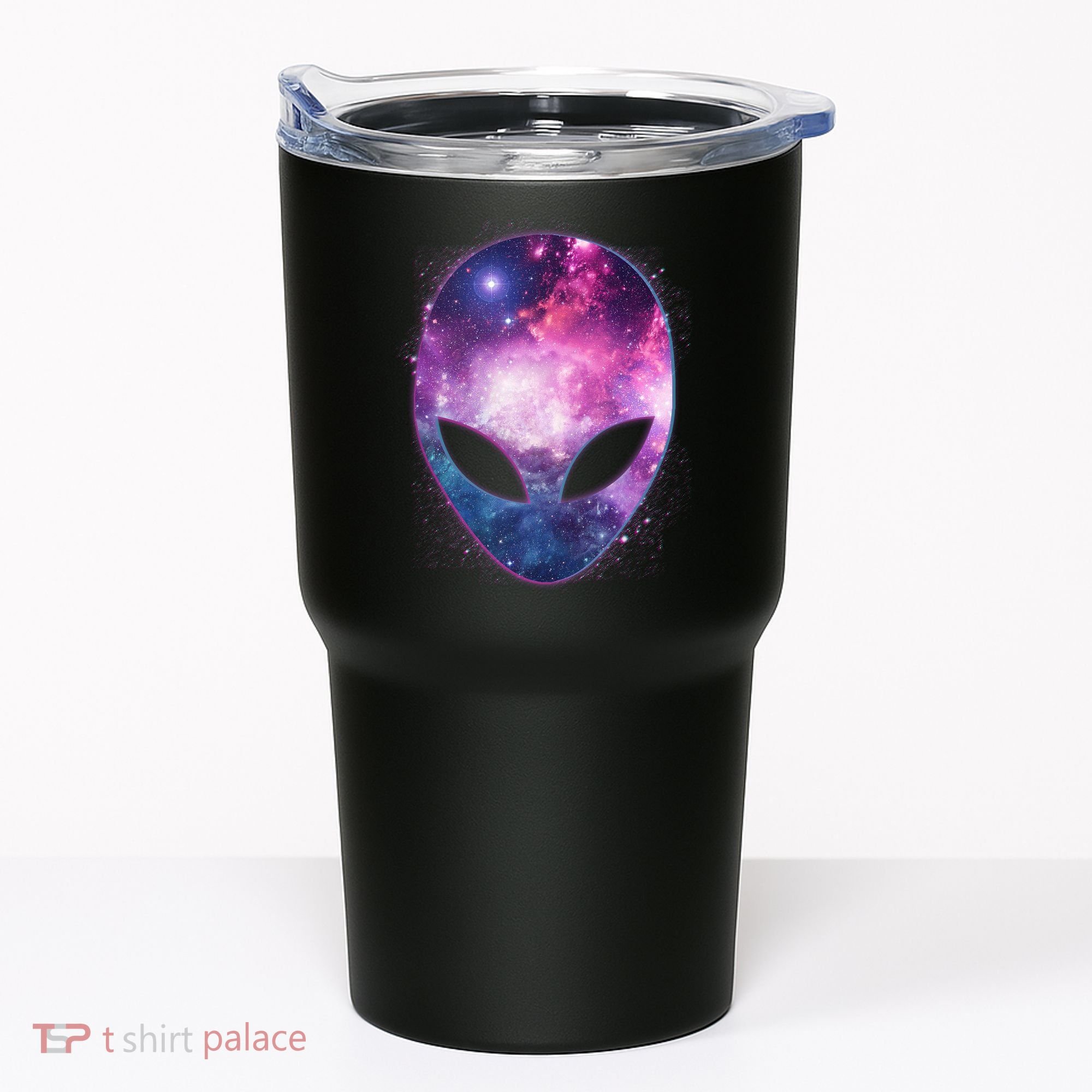 Alien Galaxy Face Tumbler