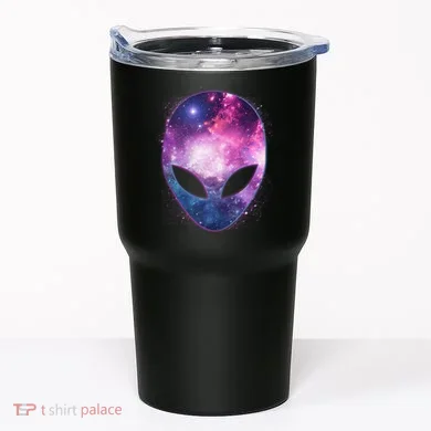 Alien Galaxy Face Tumbler
