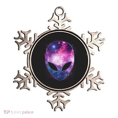 Alien Galaxy Face Ornament