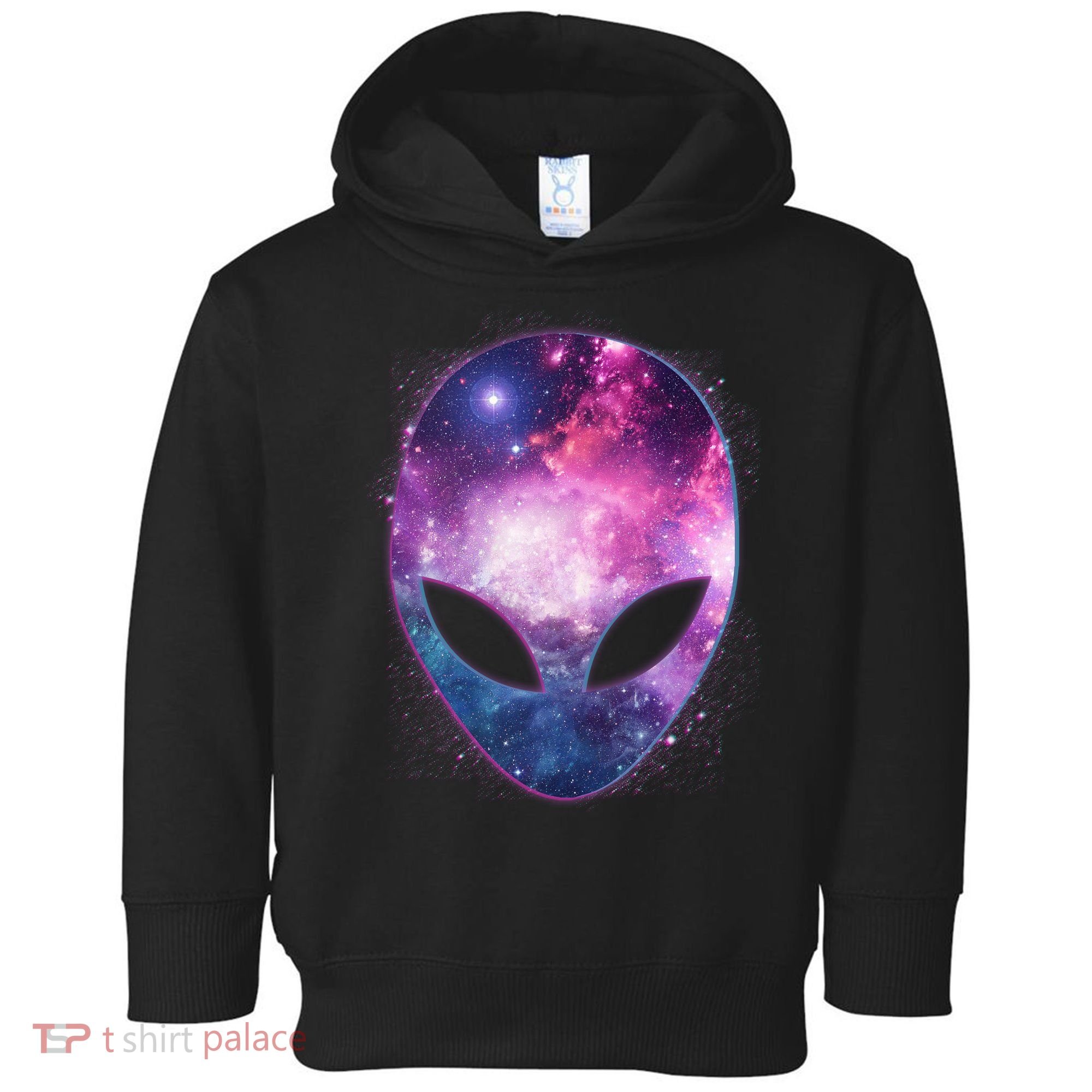 Alien Galaxy Face Toddler Hoodie