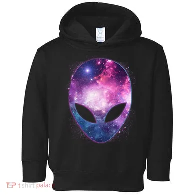 Alien Galaxy Face Toddler Hoodie