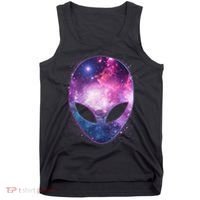 Alien Galaxy Face Tank Top thumb 0