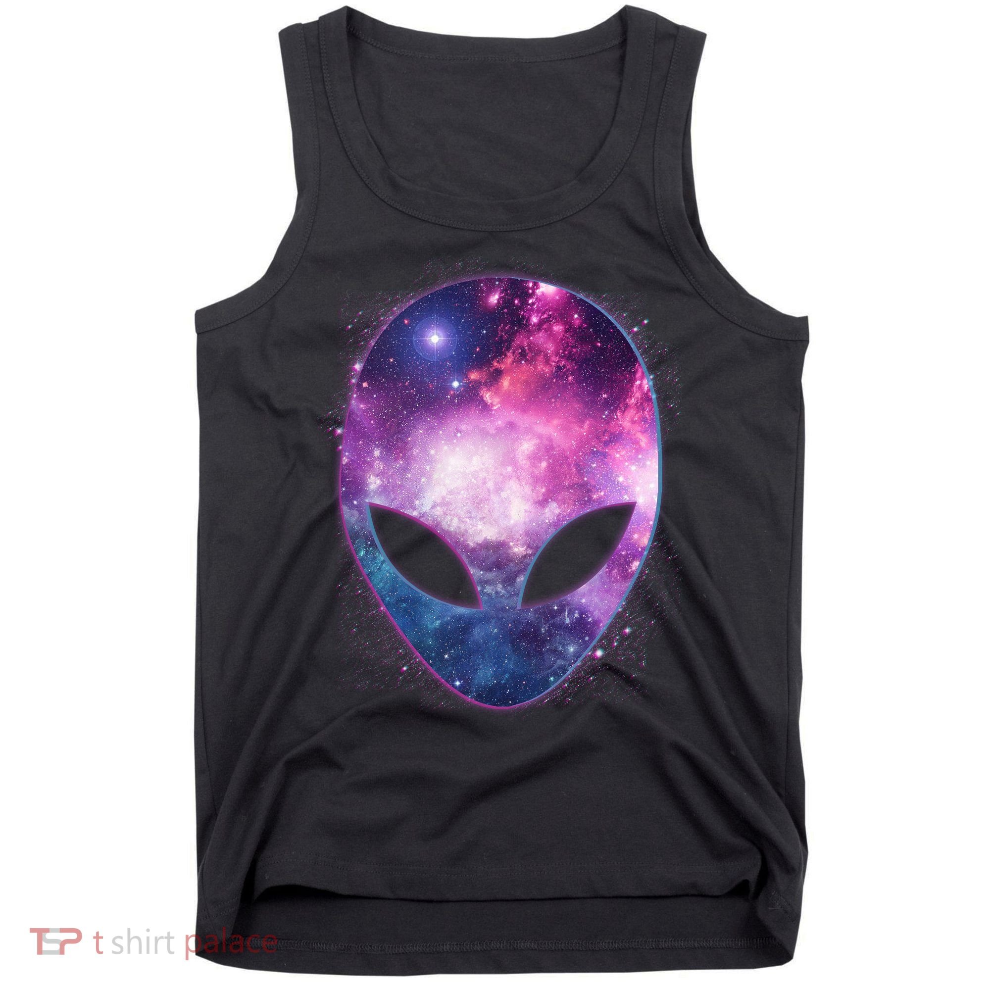Alien Galaxy Face Tank Top