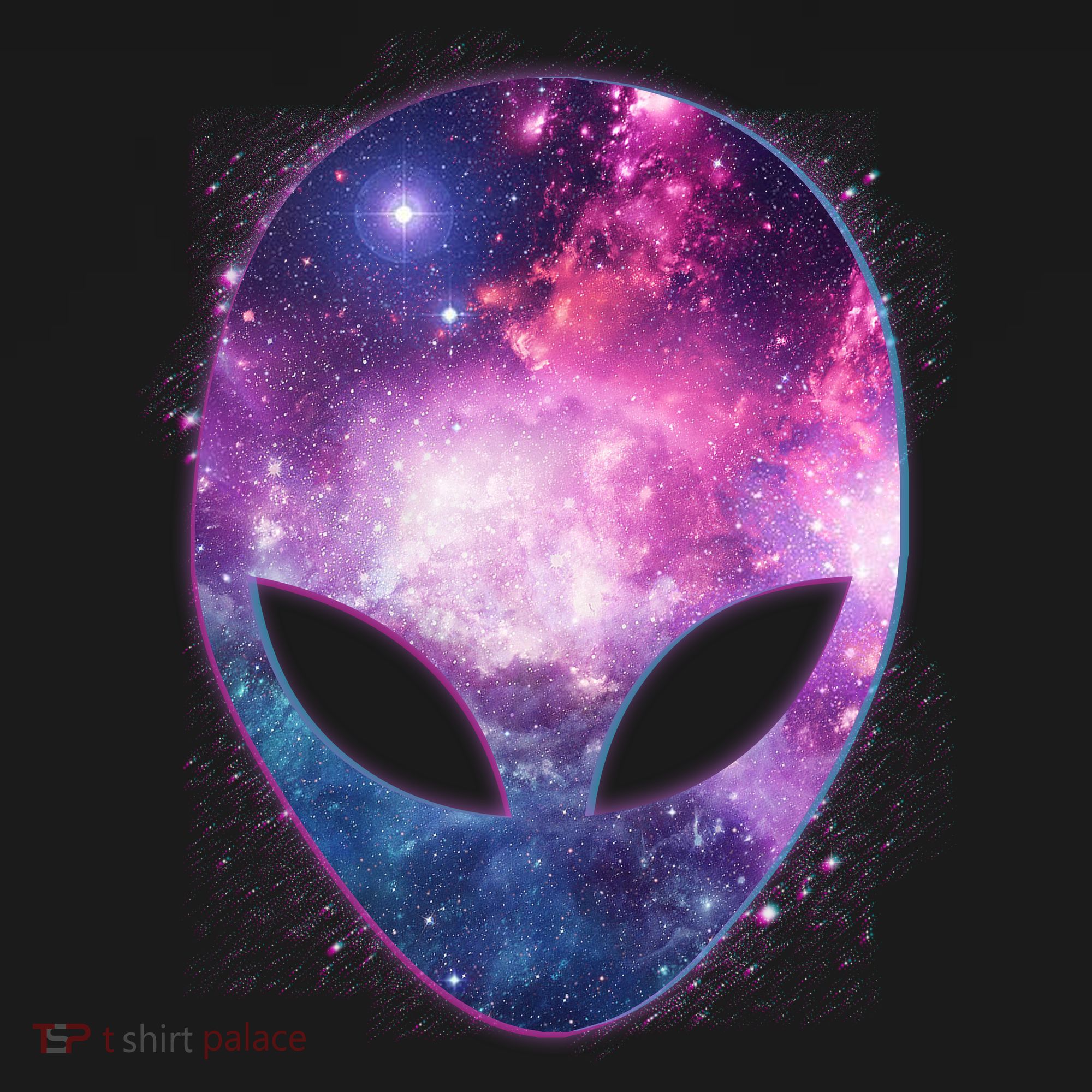Alien Galaxy Face Tank Top