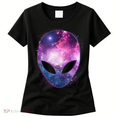 Alien Galaxy Face Women's T-Shirt