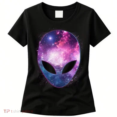 Alien Galaxy Face Women's T-Shirt