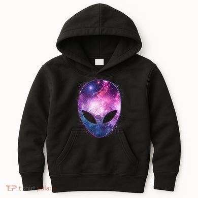 Alien Galaxy Face Kids Hoodie