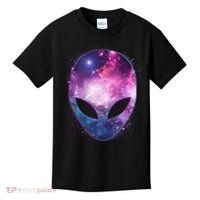 Alien Galaxy Face Kids T-Shirt thumb 0