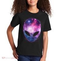Alien Galaxy Face Kids T-Shirt thumb 2