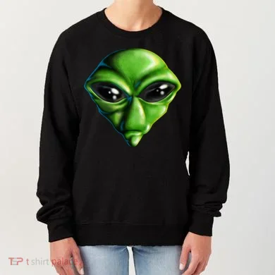 Alien Head Women's Sweatshirt