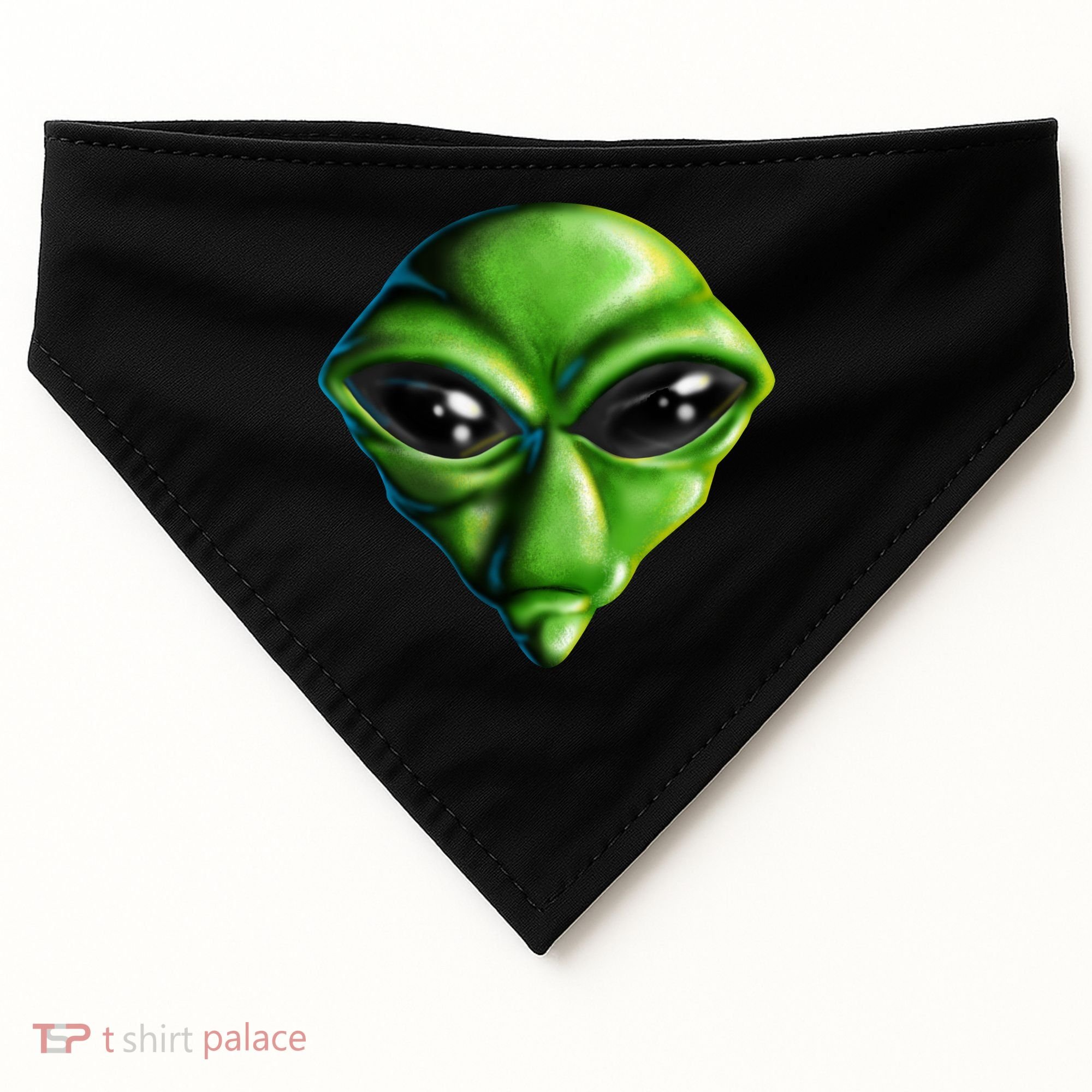 Alien Head USA-Made Doggie Bandana