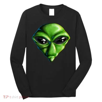 Alien Head Long Sleeve Shirt