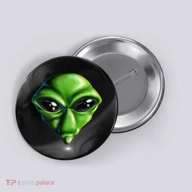 Alien Head Button