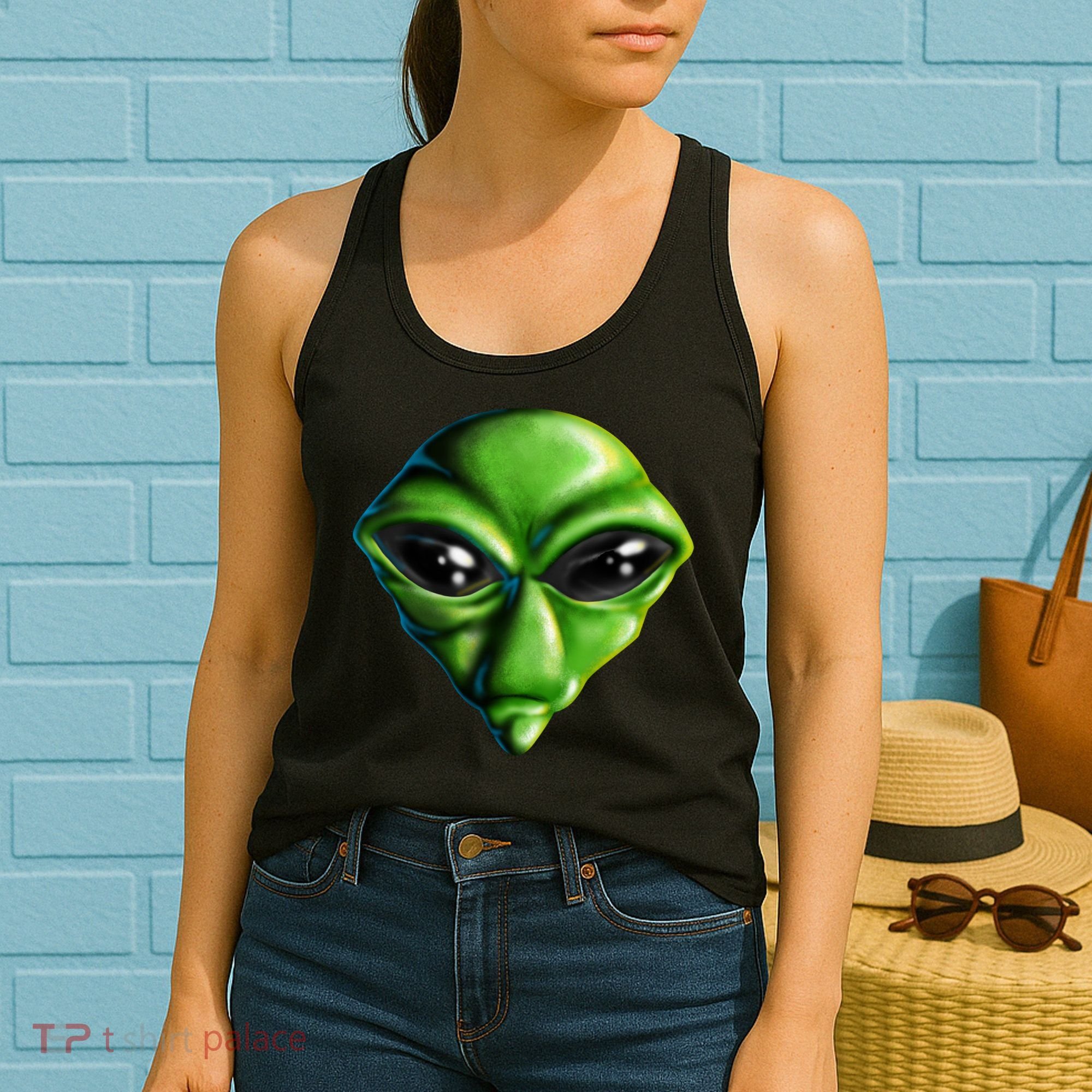 Alien Head Women's Tank Top