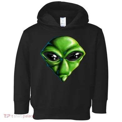 Alien Head Toddler Hoodie