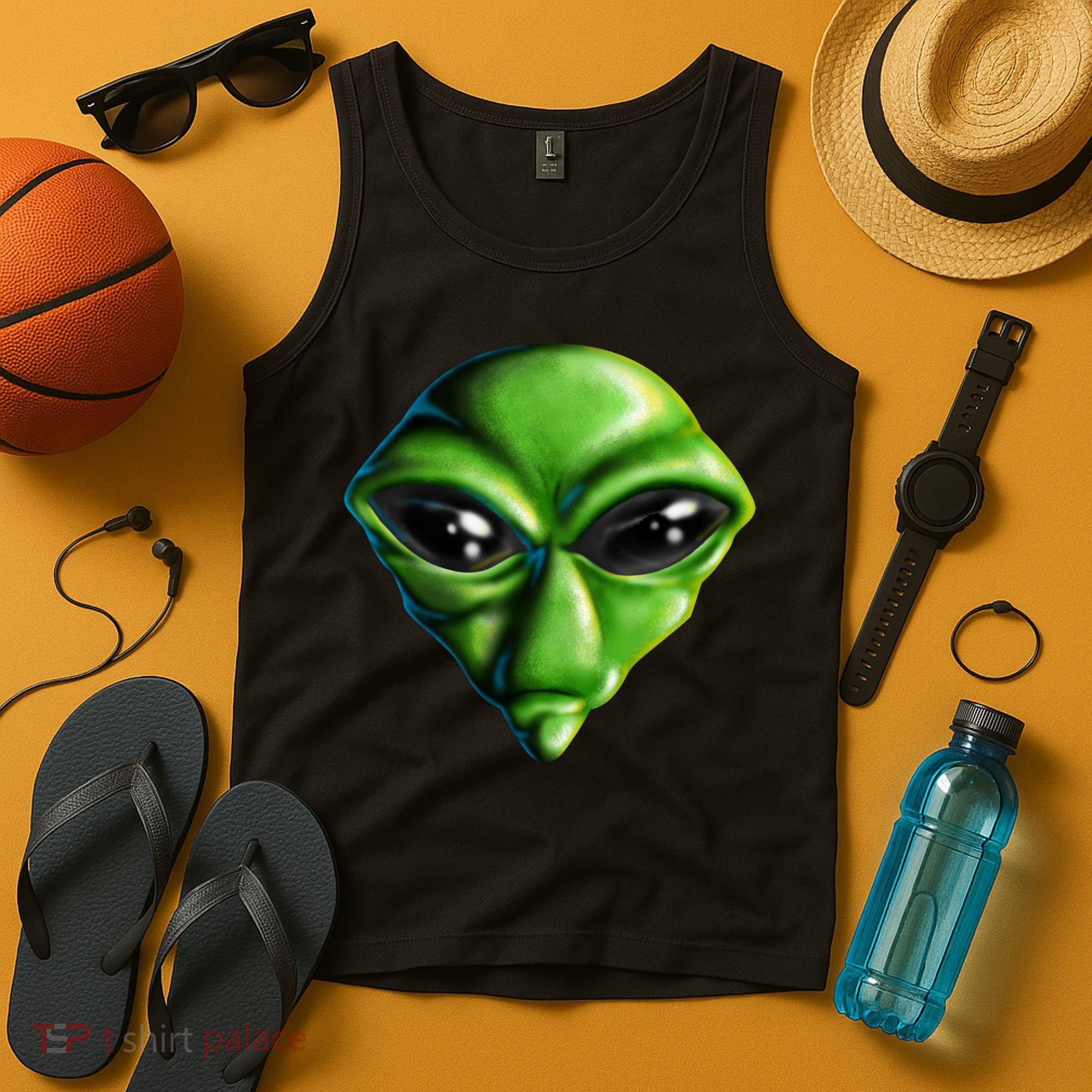 Alien Head Tank Top