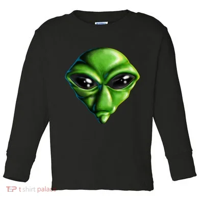 Alien Head Toddler Long Sleeve