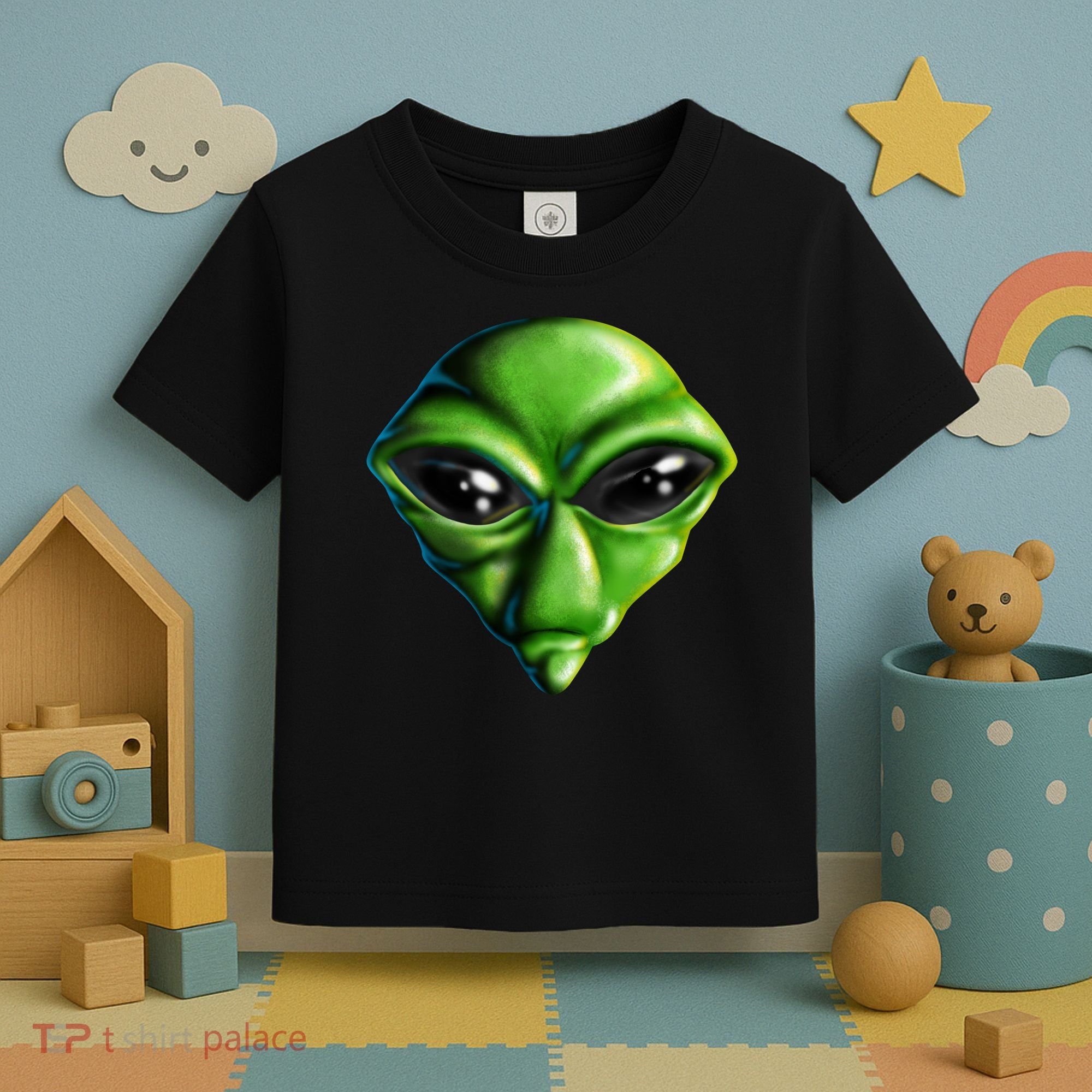 Alien Head Toddler T-Shirt