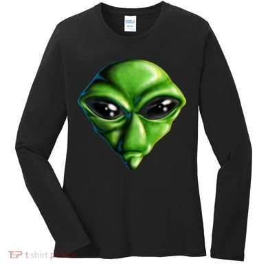 Alien Head Women's Long Sleeve Shirt