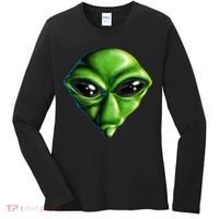Alien Head Women's Long Sleeve Shirt thumb 0