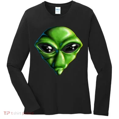 Alien Head Women's Long Sleeve Shirt