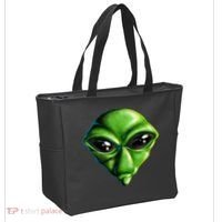 Alien Head Tote Bag thumb 2