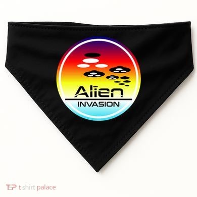 Alien Invasion USA-Made Doggie Bandana