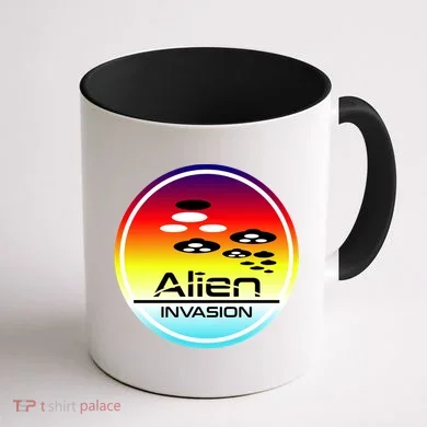 Alien Invasion Coffee Mug back