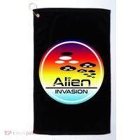 Alien Invasion Golf Towel thumb 0