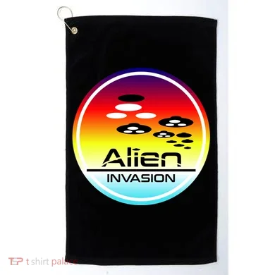 Alien Invasion Golf Towel