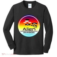 Alien Invasion Kids Long Sleeve Shirt thumb 0